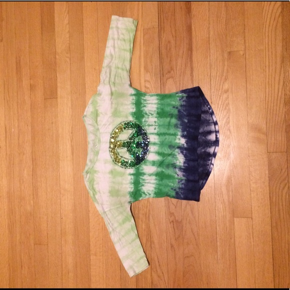 Justice Other - Girls Justice Tie Dye Peace Shirt